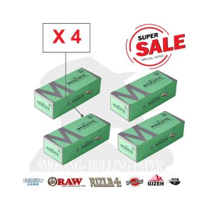 Mascotte X Regular Cigarette Tubes with Extra-Long Filter – 4 Boxes of 200 Tubes