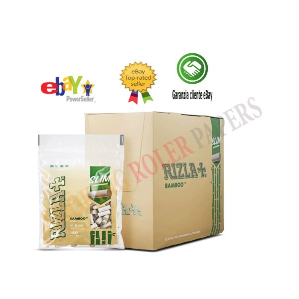 master-13 Rizla Bamboo Slim 6 mm Filters – 150 Filters