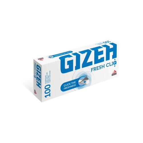 Gizeh Fresh CliQ Regular Cigarette Tubes with Menthol Click Filter – Pack of 100 Tubes