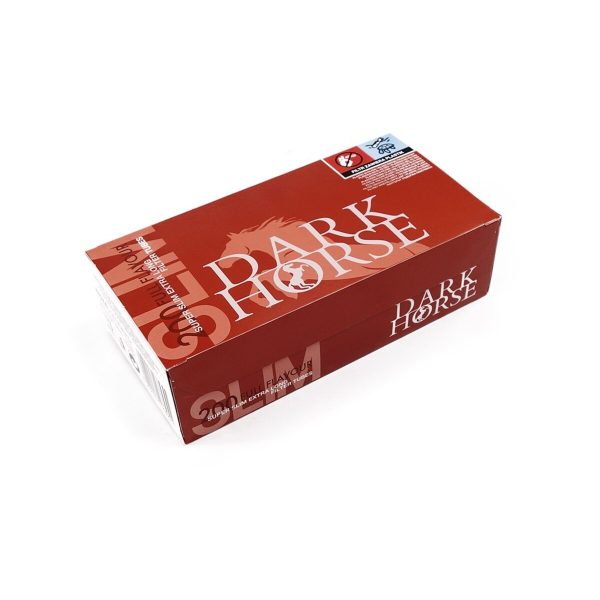 master-149 Dark Horse Super Slim 6.5 × 24 mm Cigarette Tubes – 5 Boxes of 200 Tubes
