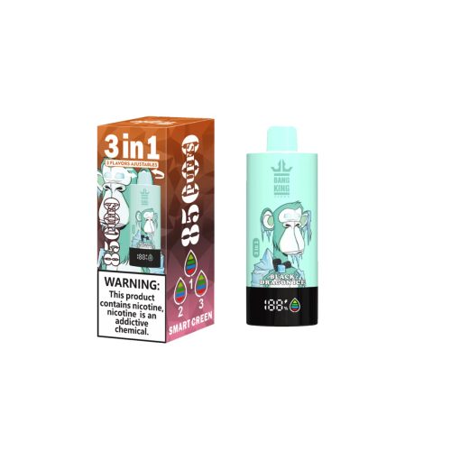 master-153 Bang King 85K 3-in-1 – 85,000 puffs – Strawberry / Vanilla Coke / Black Dragon Ice / Peach Ice