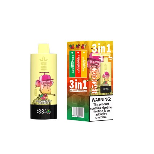 master-155 Bang King 85K 3-in-1 – 85,000 puffs – Mixed Berries / Strawberry Red Bull / Pomp Strawberry