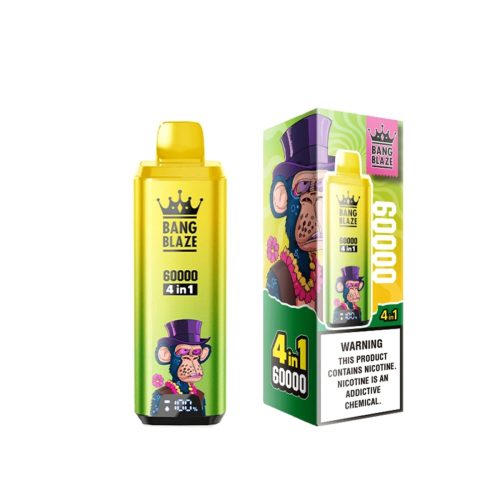 master-156 Bang Blaze 60K 4-in-1 – 60,000 puffs – Strawberry Mango / Strawberry Kiwi / Apple Grape / Watermelon Dragon Fruit