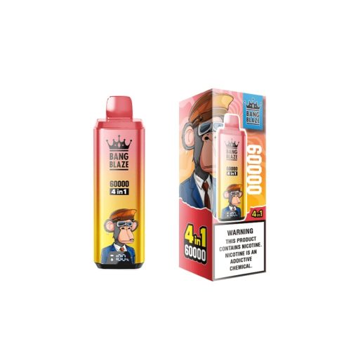 master-157 Bang Blaze 60K 4-in-1 – 60,000 puffs – Blueberry Ice / Peach Mango / Watermelon Passion Fruit / Melon Apple