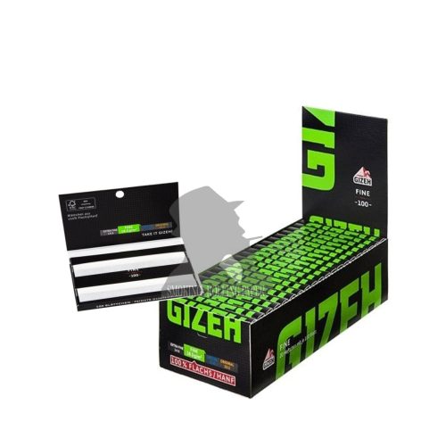 master-180 Gizeh Fine Black Regular Size Rolling Papers – Pack of 20 Booklets