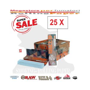 Gizeh Duo Pure King Size Rolling Papers with Tips – Pack of 25 Booklets