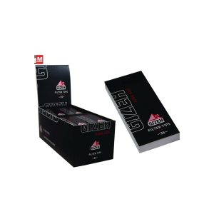 Gizeh Black Regular Perforated Cardboard Filter Tips – Booklets of 35 Tips