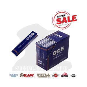 OCB Ultimate King Size Slim Rolling Papers – Pack of 50 Booklets