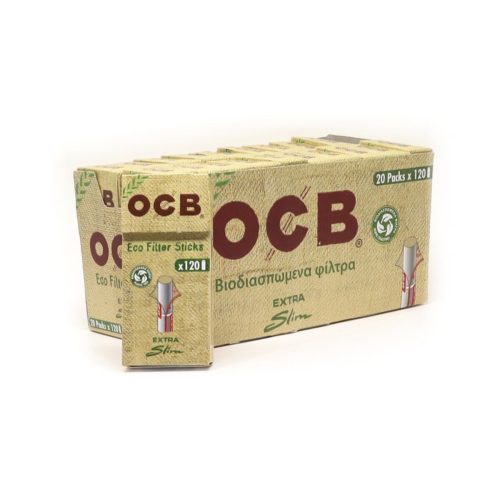 master-234 OCB Organic ECO Ultra Extra Slim 5.7 mm Filters – 20 Boxes of 120 Filters