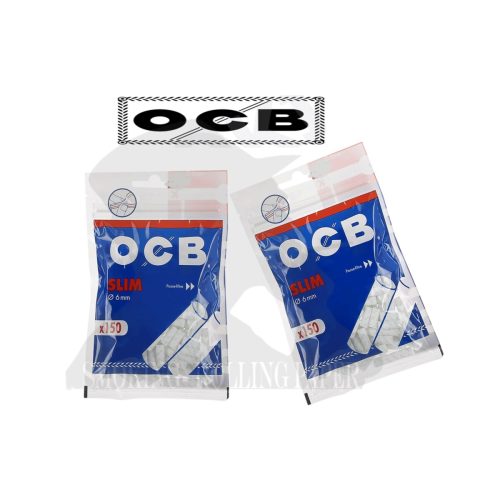 master-237 OCB Blue Slim 6 mm Filters – 20 Bags of 120 Filters