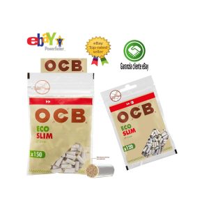 OCB ECO Slim 6 mm Biodegradable Filters – 20 Bags of 120 Filters