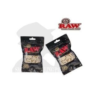 RAW Black Slim XL 6 mm Natural Unrefined Filters – 10 Bags of 120 Filters