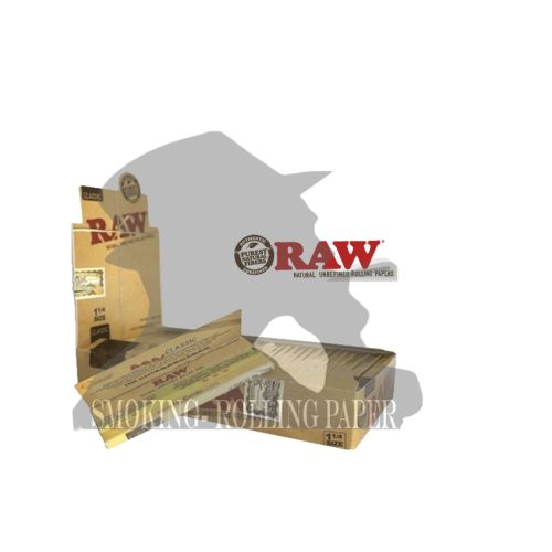 master-262 RAW Classic Medium 1¼ Rolling Papers – Pack of 24 Booklets