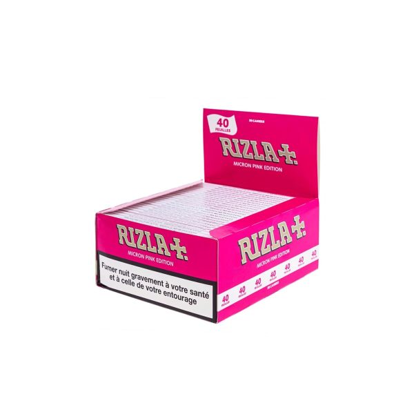 master-275 Rizla Micron Pink King Size Rolling Papers – Pack of 50 Booklets