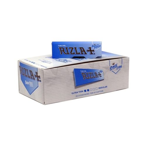master-278 Rizla Sky Blue Regular Size Rolling Papers – Pack of 50 Booklets