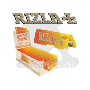 Rizla Orange Regular Size Rolling Papers – Pack of 50 Booklets