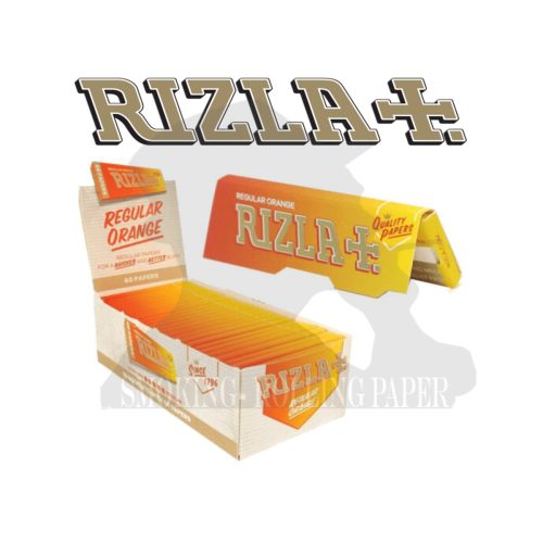 master-291 Rizla Orange Regular Size Rolling Papers – Pack of 50 Booklets
