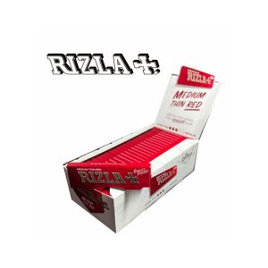 Rizla Red Regular Size Rolling Papers – Pack of 50 Booklets