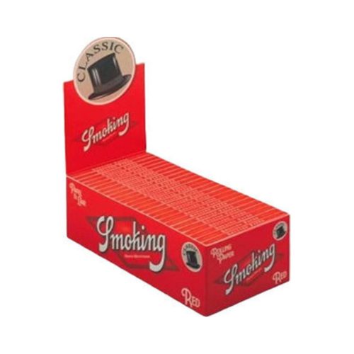 master-307 Smoking Classic Red Regular Size Rolling Papers – Pack of 50 Booklets