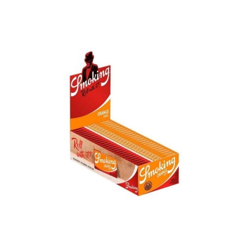 master-312 Smoking Orange Regular Size Rolling Papers – Pack of 50 Booklets