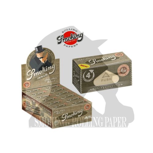 master-317 Smoking Organic Rolls King Size Slim Rolling Paper Rolls – 24 Rolls