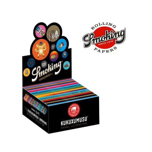 master-320 Smoking Kukuxumusu Ultra Fine King Size Slim Rolling Papers – Pack of 50 Booklets