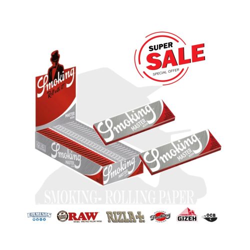 master-328 Smoking Master Regular Size Rolling Papers – Pack of 25 Booklets