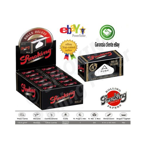 master-335 Smoking Deluxe Rolls Regular 44 mm × 4 m Rolling Paper Rolls