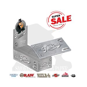 Smoking Master Double Silver Regular Size Rolling Papers – Pack of 25 Booklets
