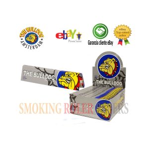 The Bulldog Silver King Size Slim Rolling Papers – Pack of 50 Booklets