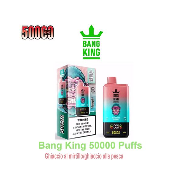 master-363 Bang King 50K 2-in-1 – 50,000 puffs – Blueberry Ice / Peach Ice
