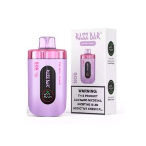 Razz Bar 50K – 50,000 puffs – Grape & Red Bull / Red Bull Grape