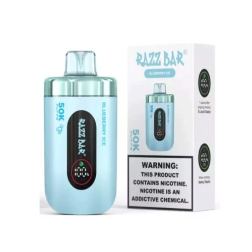Razz Bar 50K – 50,000 puffs – Blueberry Ice