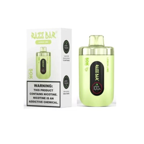 Razz Bar 50K – 50,000 puffs – Lemon & Lime