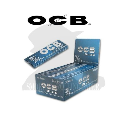 master-378 OCB X-Pert Blue Regular Size Rolling Papers – Pack of 50 Booklets