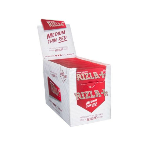 master-387 Rizla Red Regular Size Rolling Papers – Pack of 100 Booklets