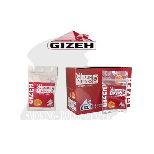 master-43 Gizeh Slim XL 6 mm Filters – 100 Filters