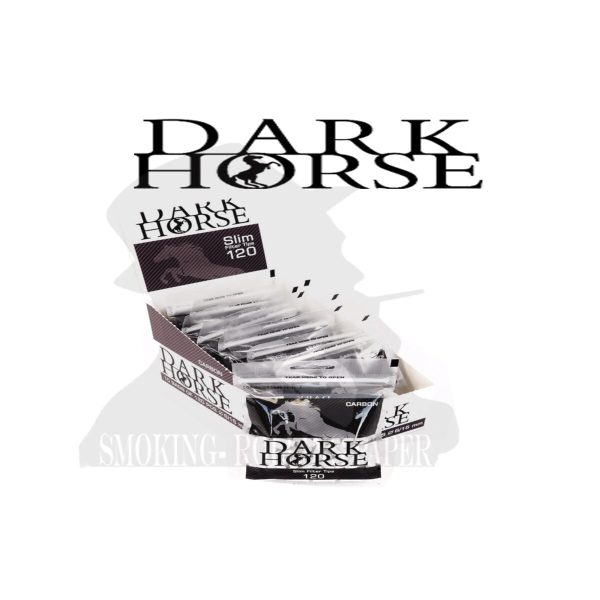 master-51 Dark Horse Slim 6 mm Activated Charcoal Filters – 10 Bags of 120 Filters