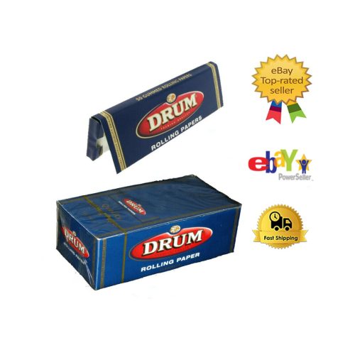 Drum Blue Regular Size Rolling Papers – Pack of 50 Booklets
