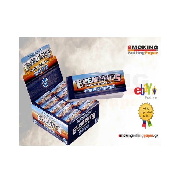 master-68 Elements Wide King Size Unperforated Cardboard Filter Tips – 50 Booklets
