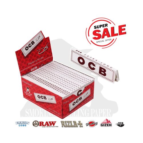 master-85 OCB White King Size Rolling Papers – Pack of 50 Booklets