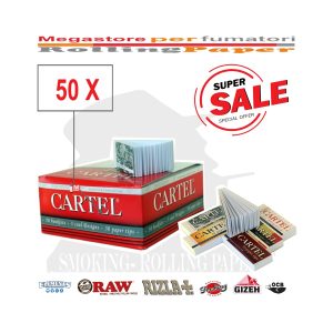 Cartel King Size Perforated Cardboard Filter Tips – 50 Booklets